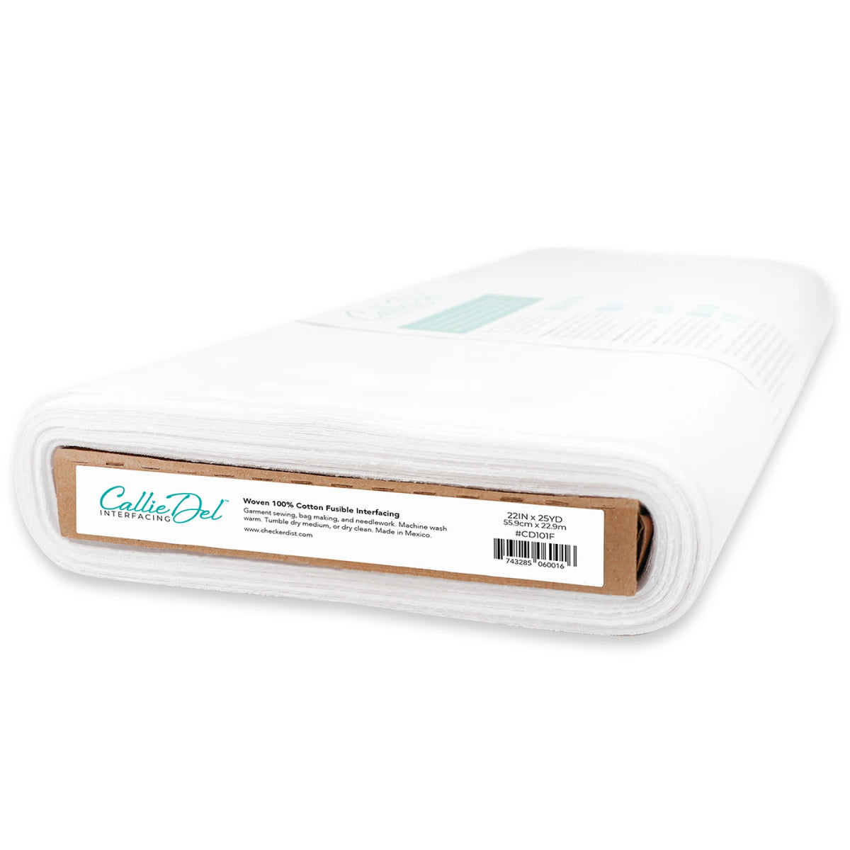 Woven 100% Cotton Fusible Interfacing 22in x 25yds