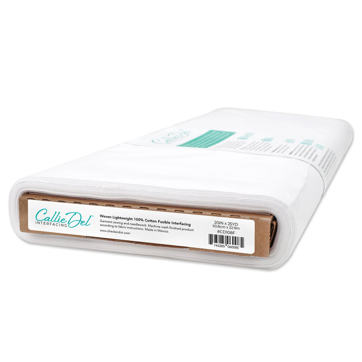 Woven Lightweight 100% Cotton Fusible Interfacing 20in x 25yds
