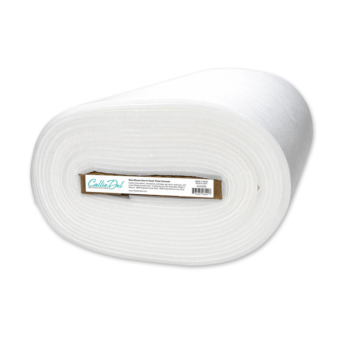 Non-Woven Sew-In Foam Tricot Covered  20in x 10yds