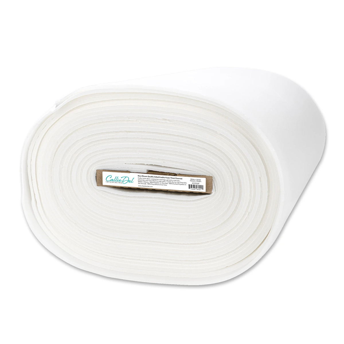 Non-Woven Double Sided Fusible Foam Tricot Covered 30in x 20yd