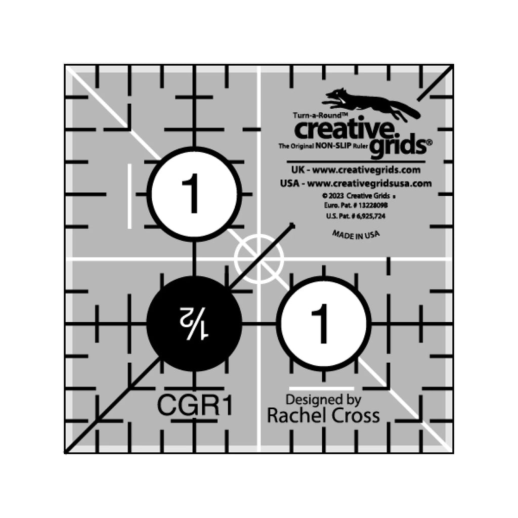 Creative Grids® Quilt Ruler 1-1/2in x 1-1/2in Square