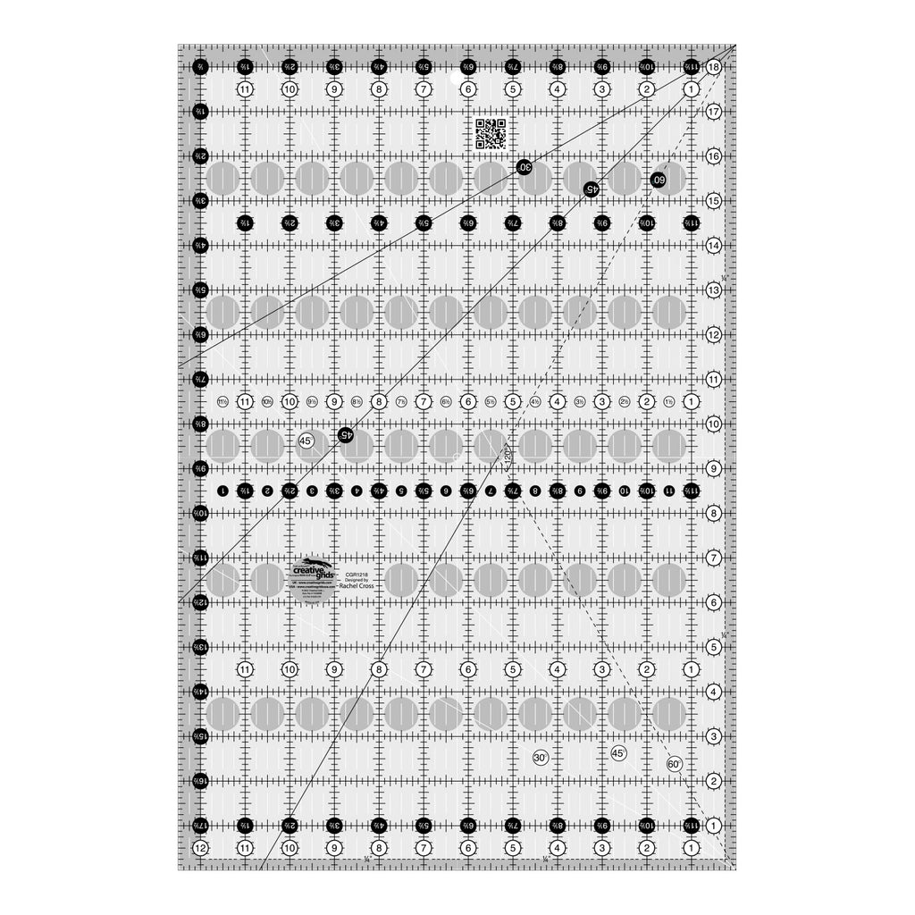 Creative Grids® Quilt Ruler 12-1/2in x 18-1/2in Rectangle