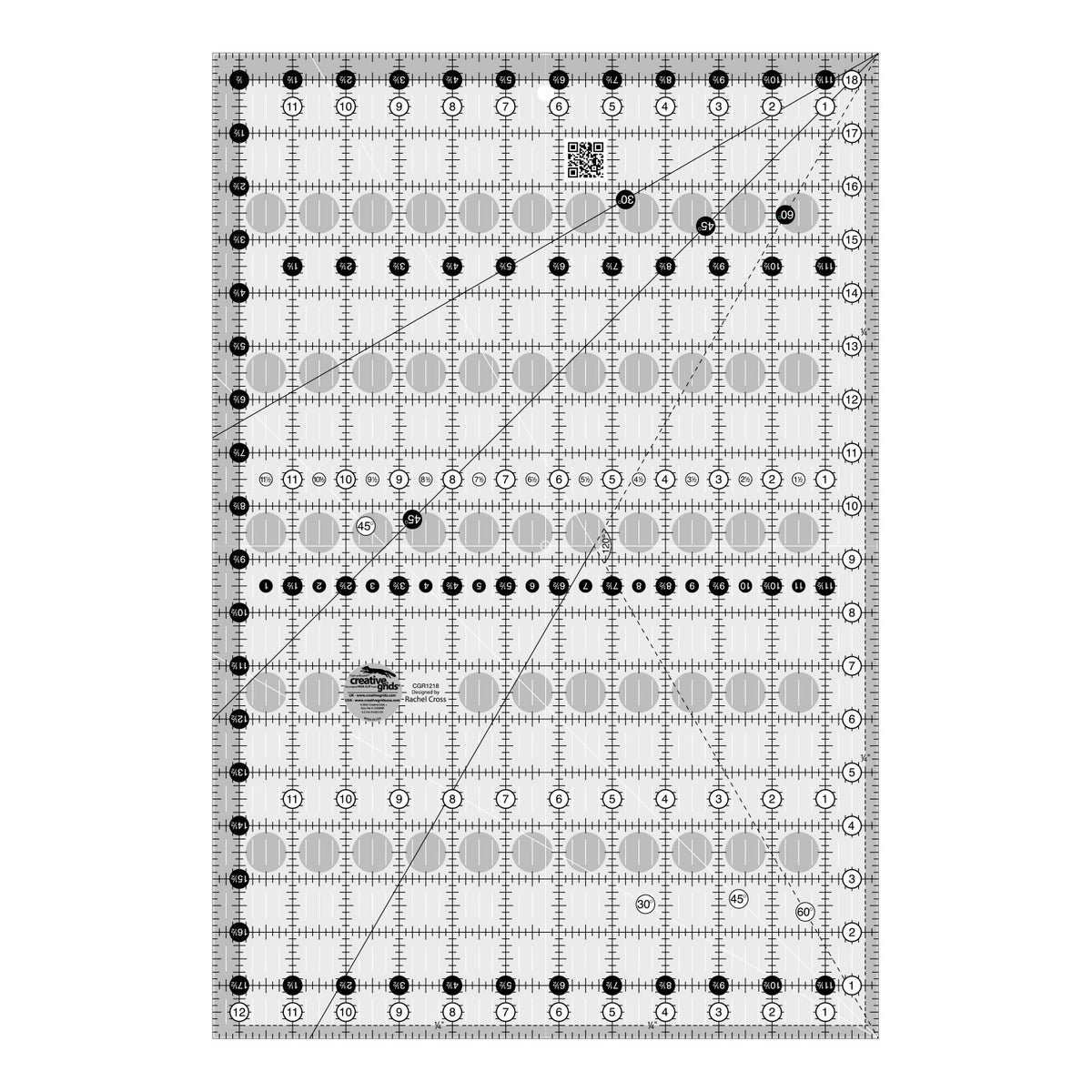 Creative Grids® Quilt Ruler 12-1/2in x 18-1/2in Rectangle
