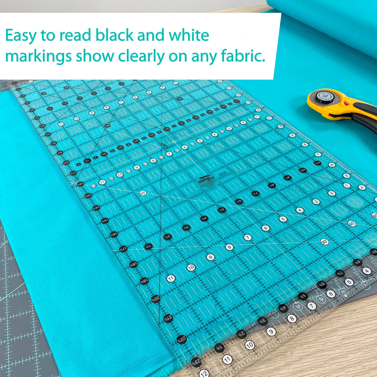 Creative Grids® Quilt Ruler 12-1/2in x 24-1/2in Rectangle
