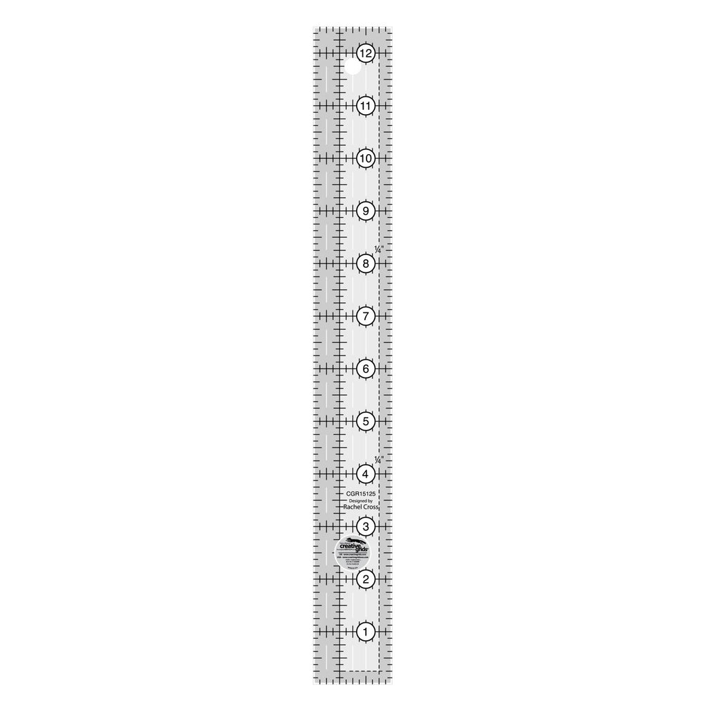Creative Grids® Quilt Ruler 1-1/2in x 12-1/2in Rectangle