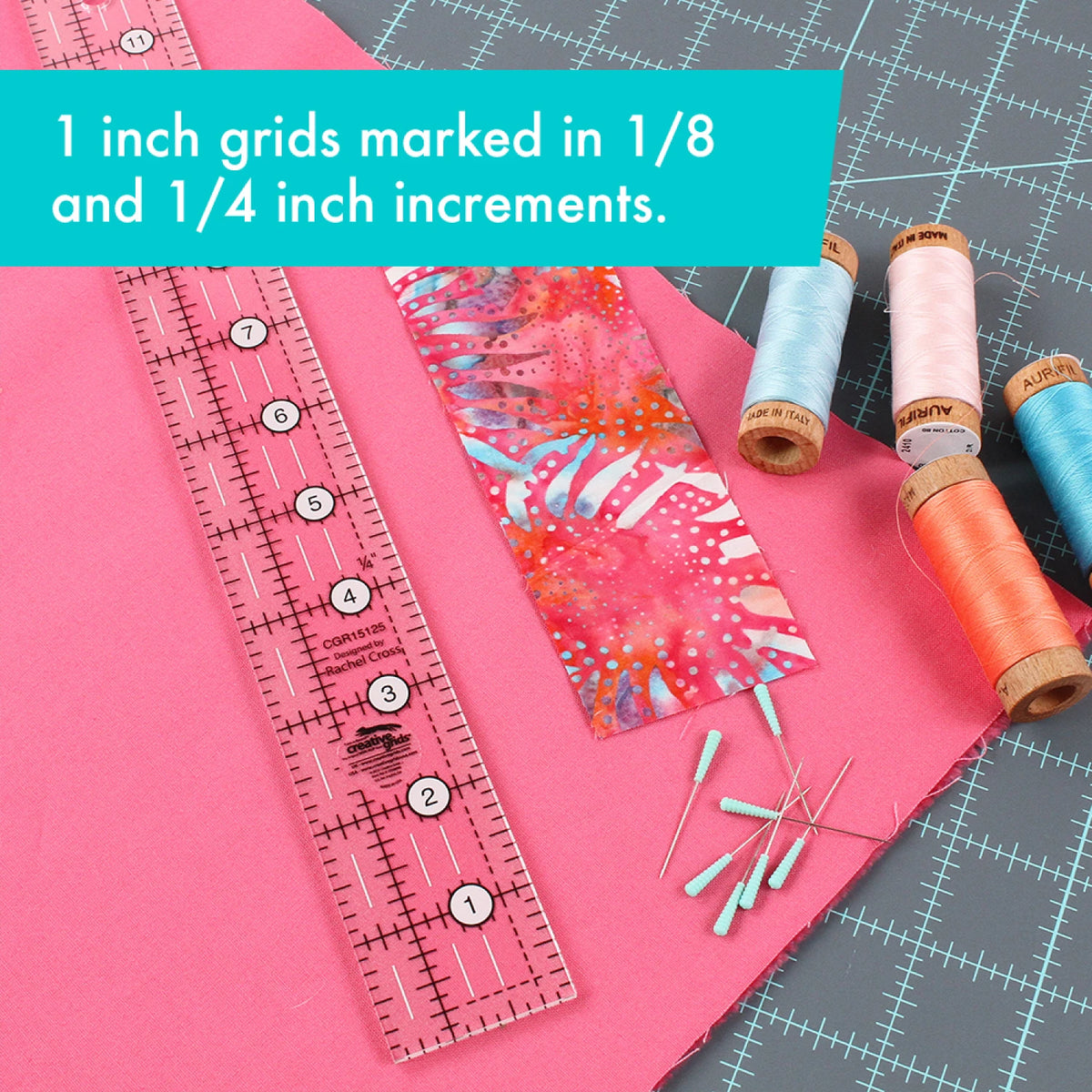 Creative Grids® Quilt Ruler 1-1/2in x 12-1/2in Rectangle
