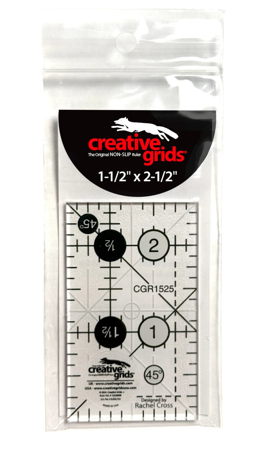 Creative Grids® Quilt Ruler 1-1/2in x 2-1/2in Rectangle