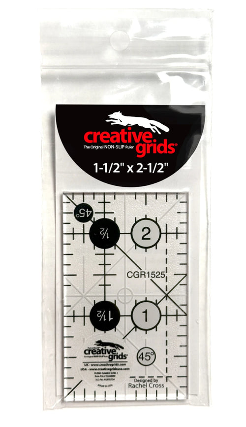 Creative Grids® Quilt Ruler 1-1/2in x 2-1/2in Rectangle