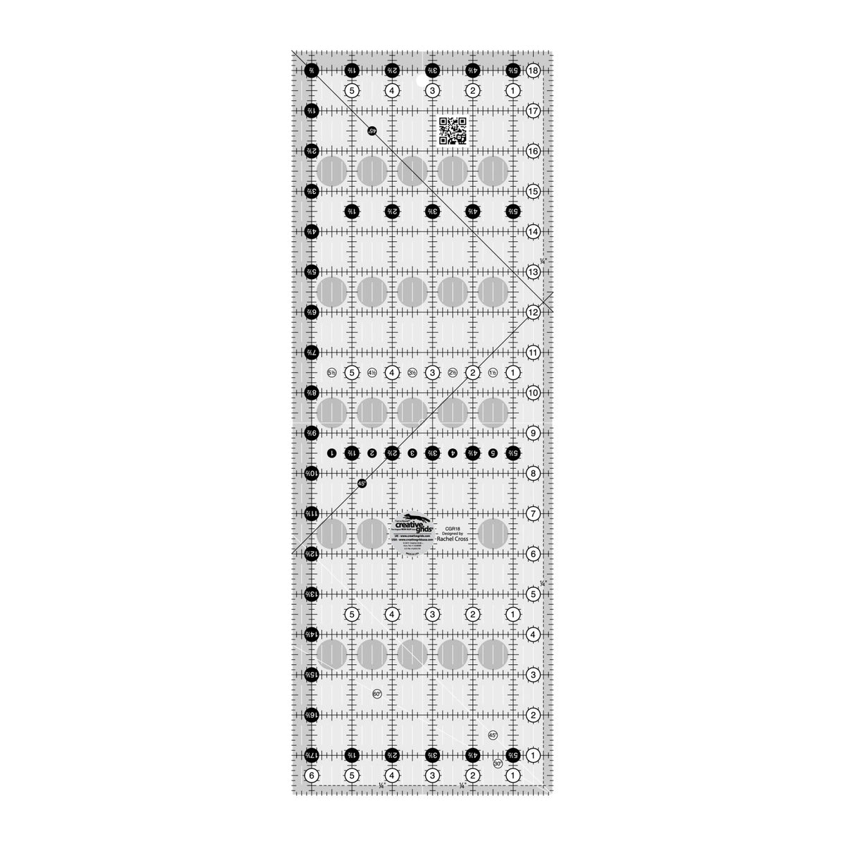 Creative Grids® Quilt Ruler 6-1/2in x 18-1/2in Rectangle