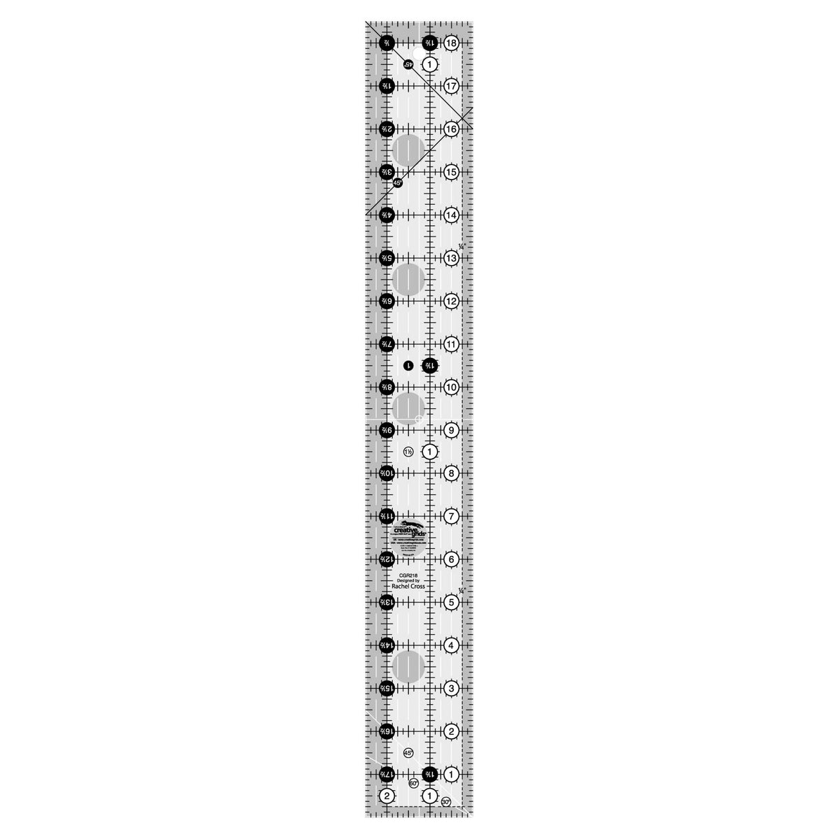 Creative Grids® Quilt Ruler2-1/2in x 18-1/2in Rectangle