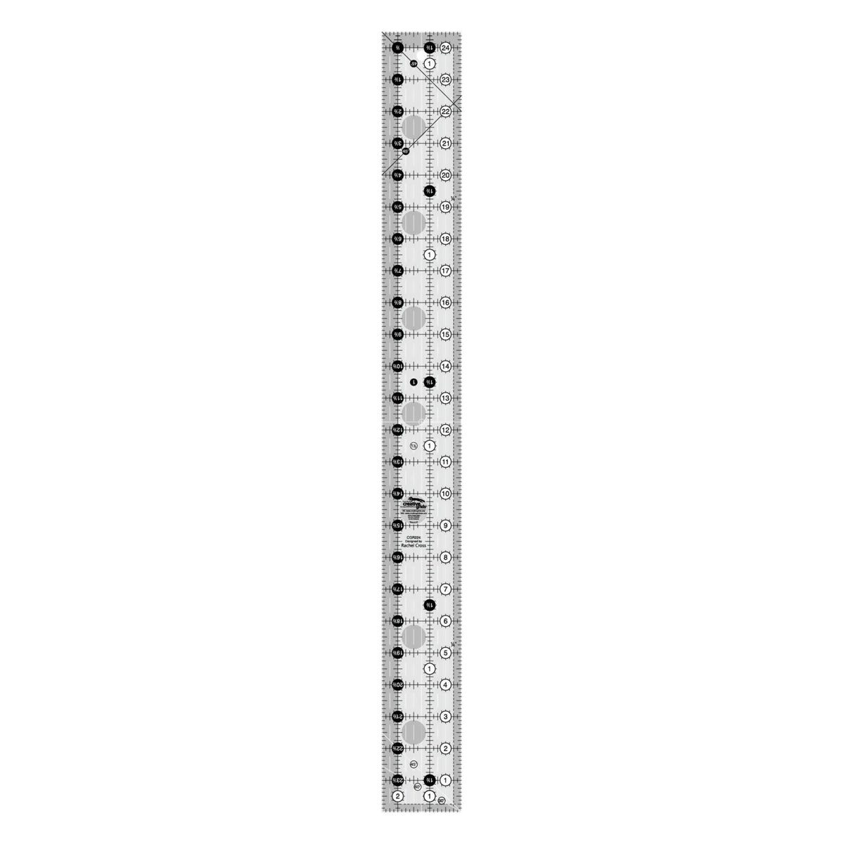 Creative Grids® Quilt Ruler 2-1/2in x 24-1/2in Rectangle