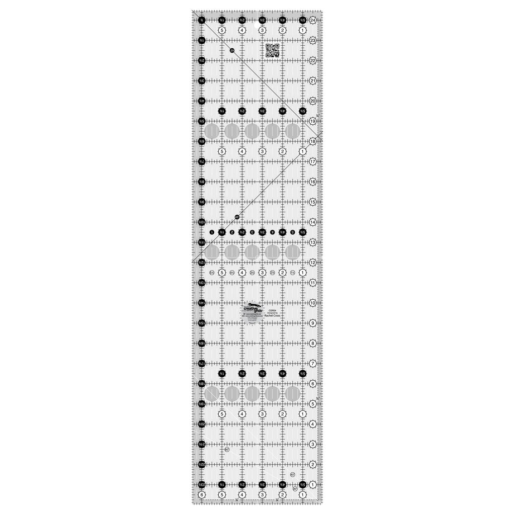 Creative Grids® Quilt Ruler 6-1/2in x 24-1/2in Rectangle