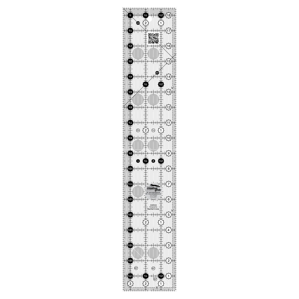 Creative Grids® Quilt Ruler 3-1/2in x 18-1/2in Rectangle