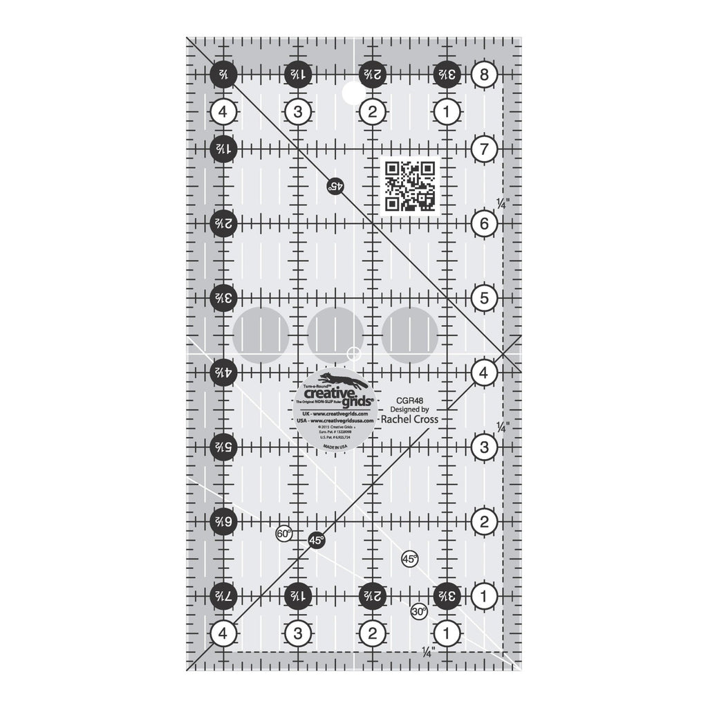 Creative Grids® Quilt Ruler 4-1/2in x 8-1/2in Rectangle