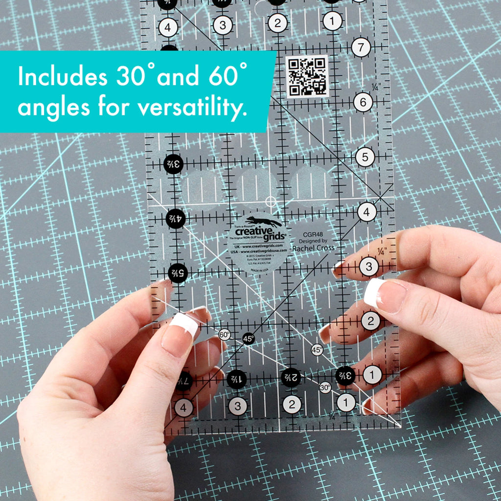 Creative Grids® Quilt Ruler 4-1/2in x 8-1/2in Rectangle