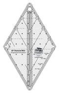 Creative Grids® Quilt Ruler 60 Degree Mini Diamond