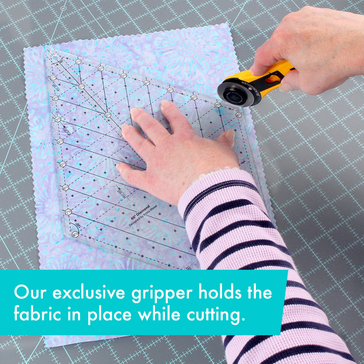 Creative Grids® Quilt Ruler 60 Degree Diamond