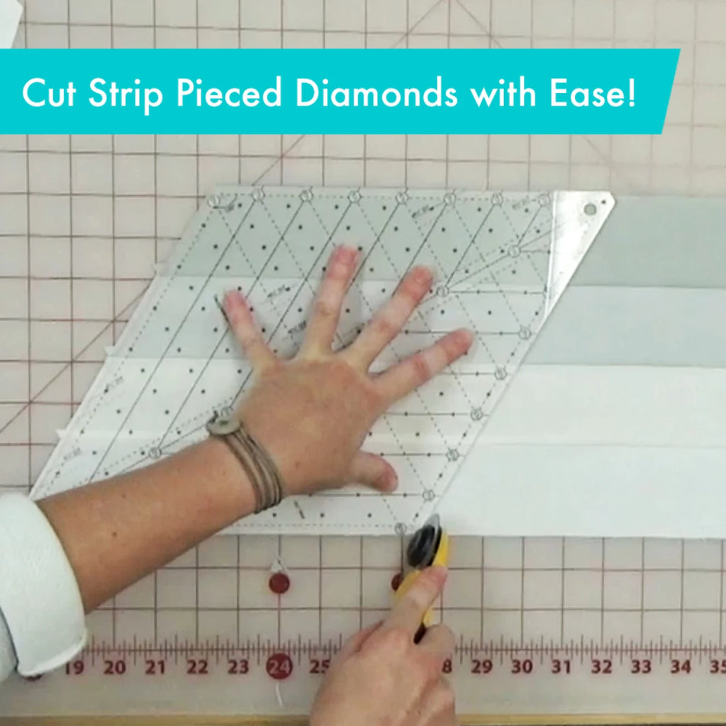 Creative Grids® Quilt Ruler 60 Degree Diamond