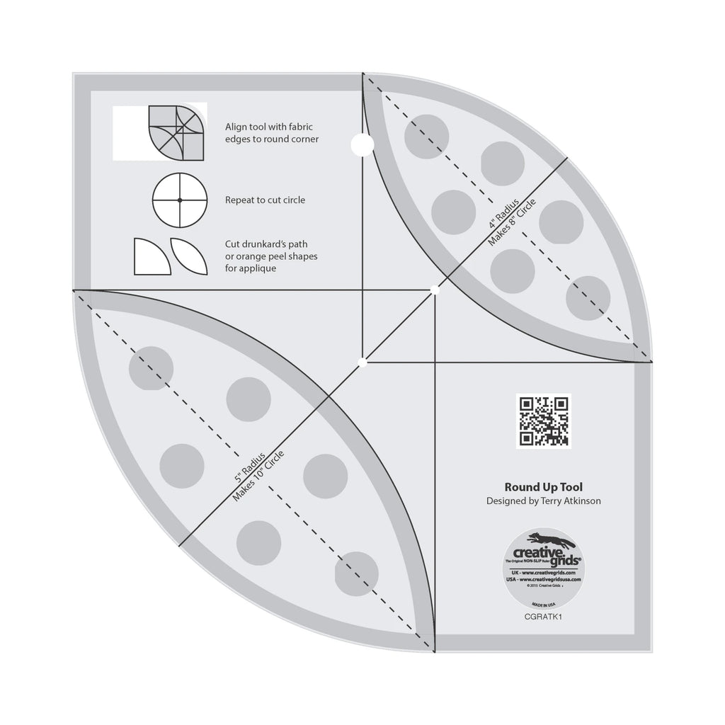 Creative Grids® Quilt Ruler Round Up Tool