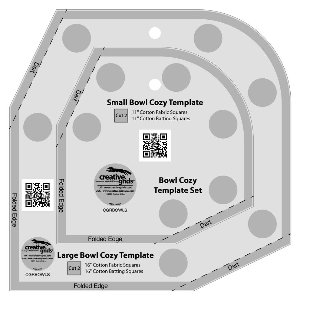 Creative Grids® Bowl Cozy Template Set