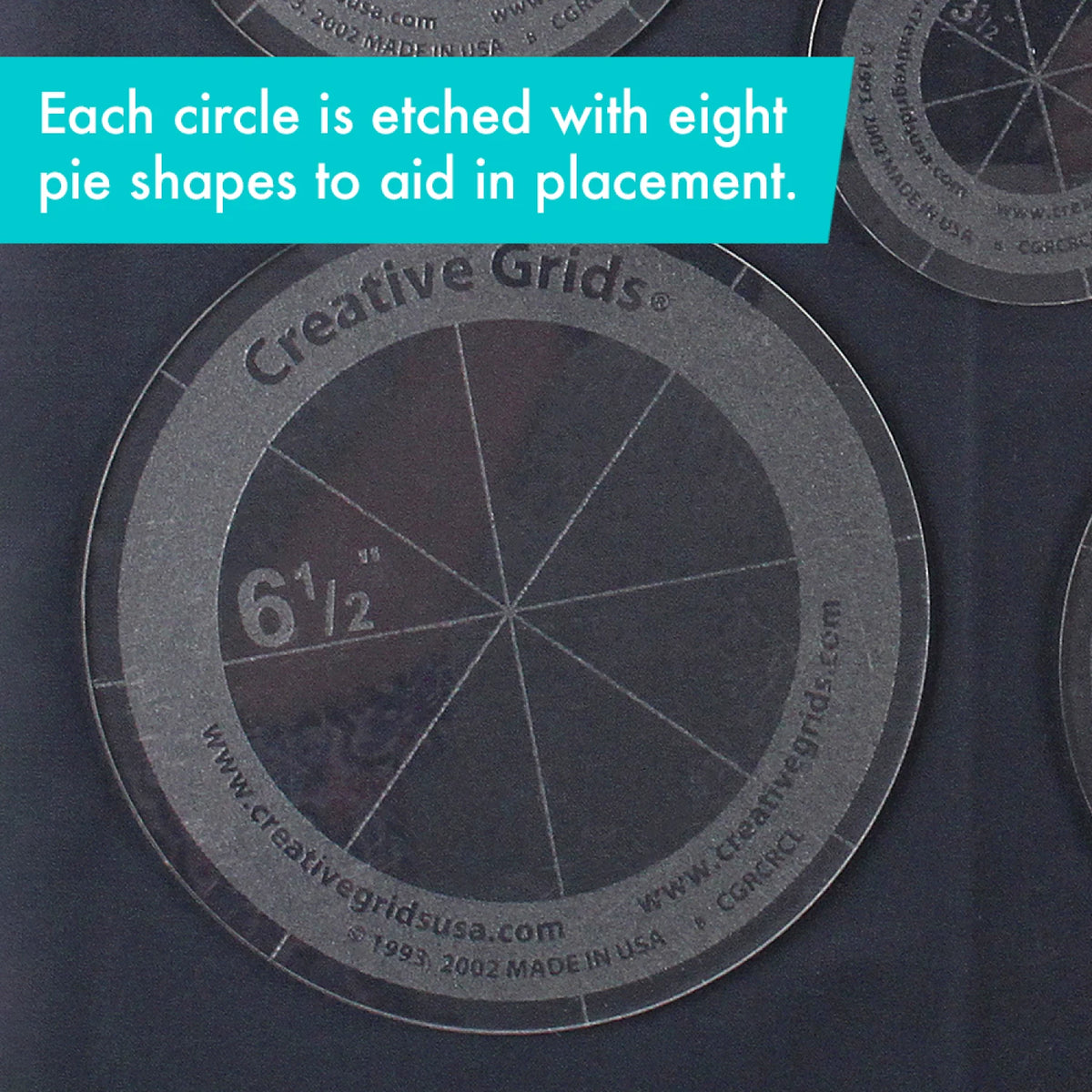 Creative Grids® Quilt Ruler Circles Set of 5