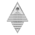 Creative Grids® Quilt Ruler Strippy Stars Tool