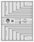 Creative Grids® Quilt Ruler Half Rectangle Trim Tool