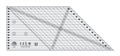 Creative Grids® Quilt Ruler 45 Degree Diamond Dimensions