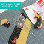Creative Grids® Quilt Ruler Starburst 30 Degree Triangle 9-1/2in