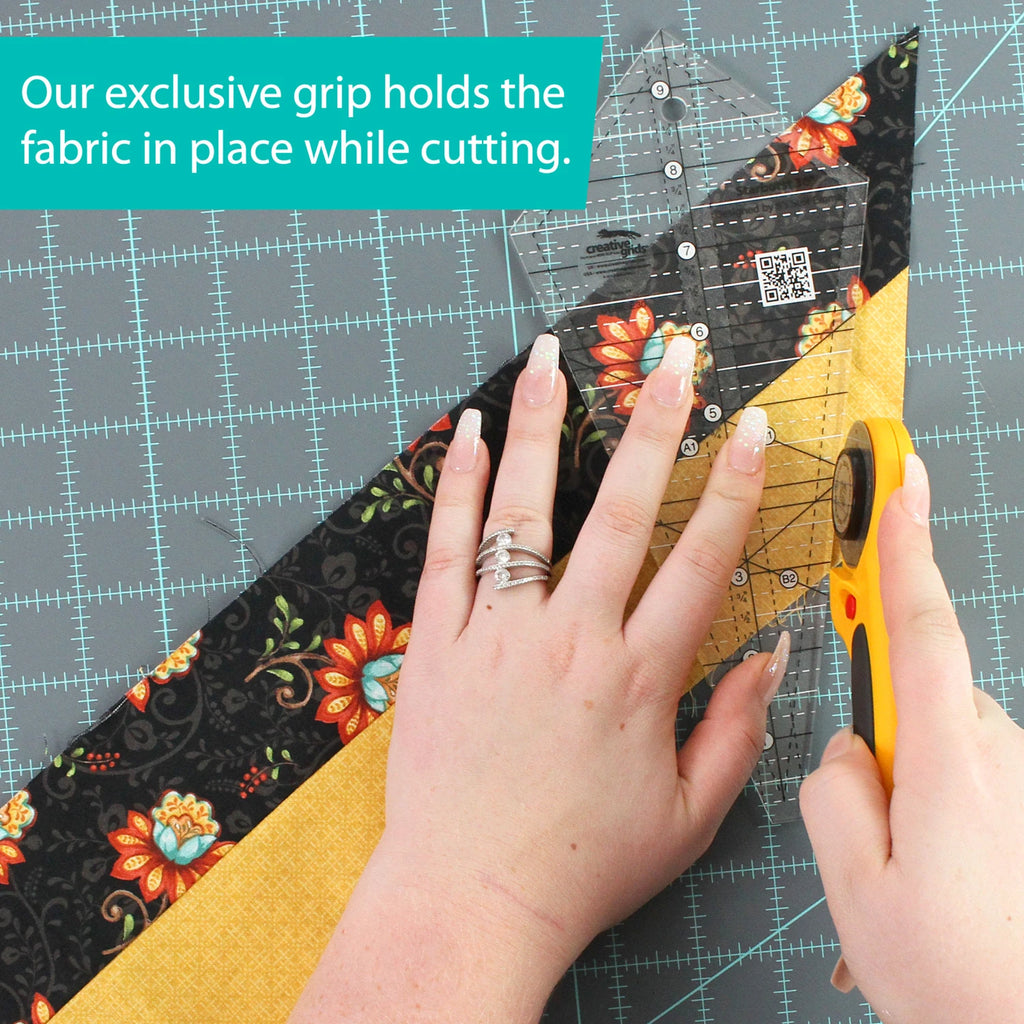 Creative Grids® Quilt Ruler Starburst 30 Degree Triangle 9-1/2in