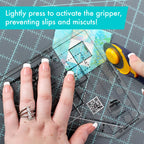Creative Grids® Quilt Ruler Pineapple Trim Tool Mini