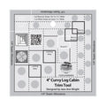 Creative Grids® Quilt Ruler 4in Curvy Log Cabin Trim Tool