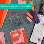 Creative Grids® Quilt Ruler 4in Curvy Log Cabin Trim Tool