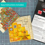 Creative Grids® Quilt Ruler Curvy Log Cabin Trim Tool 6in Finished Blocks