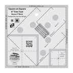 Creative Grids® Square on Square Trim Tool 3in or 6in Finished Blocks Quilt Ruler