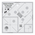 Creative Grids® Square on Square Trim Tool 4in or 8in Finished Blocks Quilt Ruler