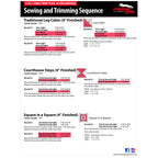 Creative Grids® Quilt Ruler 4in Log Cabin Trim Tool