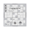 Creative Grids® Quilt Ruler 6in Log Cabin Trim Tool