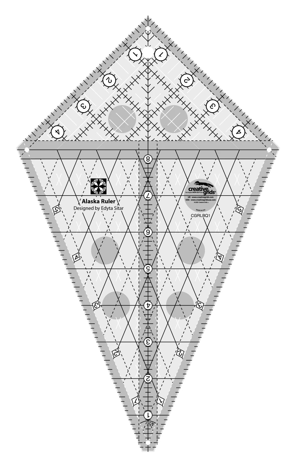 Creative Grids® Alaska Quilt Ruler