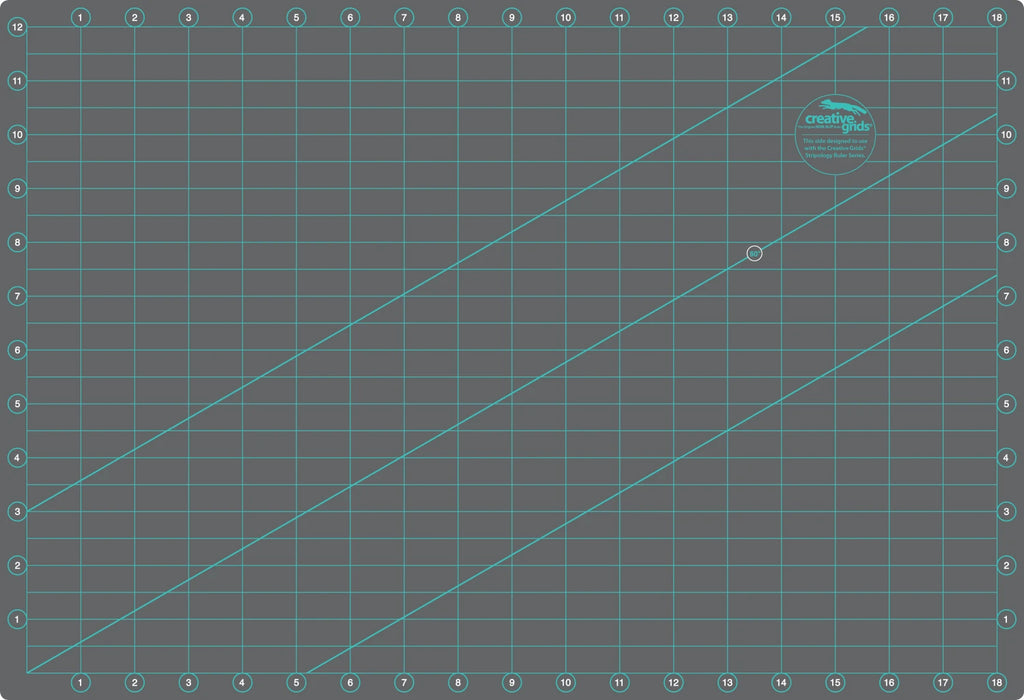 Creative Grids Self-Healing Double Sided Rotary Cutting Mat 12in x 18in