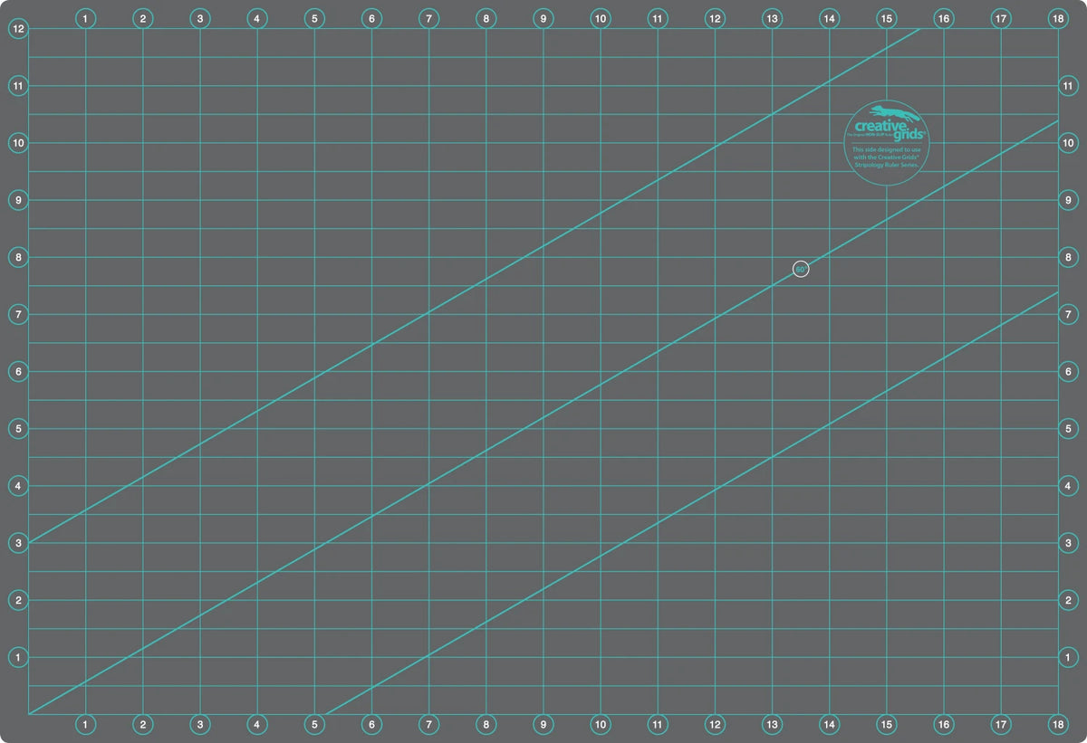 Creative Grids Self-Healing Double Sided Rotary Cutting Mat 12in x 18in