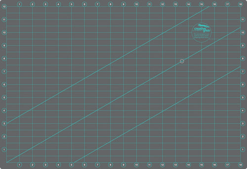 Creative Grids Self-Healing Double Sided Rotary Cutting Mat 12in x 18in