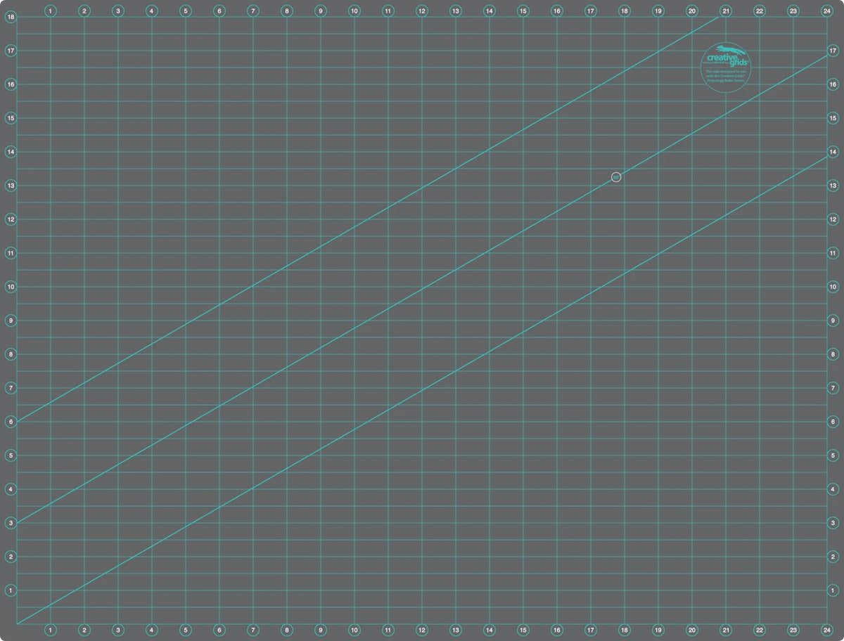 Creative Grids Self-Healing Double Sided Rotary Cutting Mat 18in x 24in