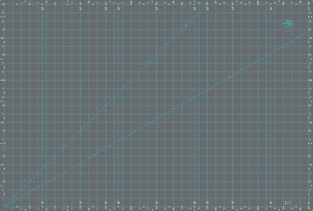 Creative Grids Self-Healing Double Sided Rotary Cutting Mat 24in x 36in