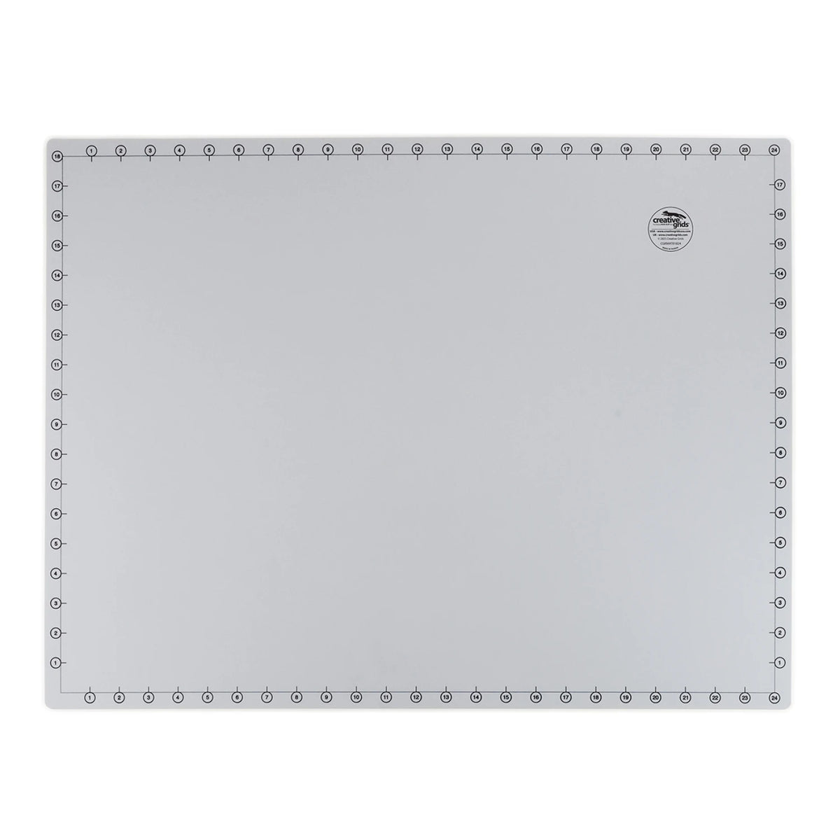 Creative Grids Self-Healing Grid-Free Rotary Cutting Mat 18in x 24in