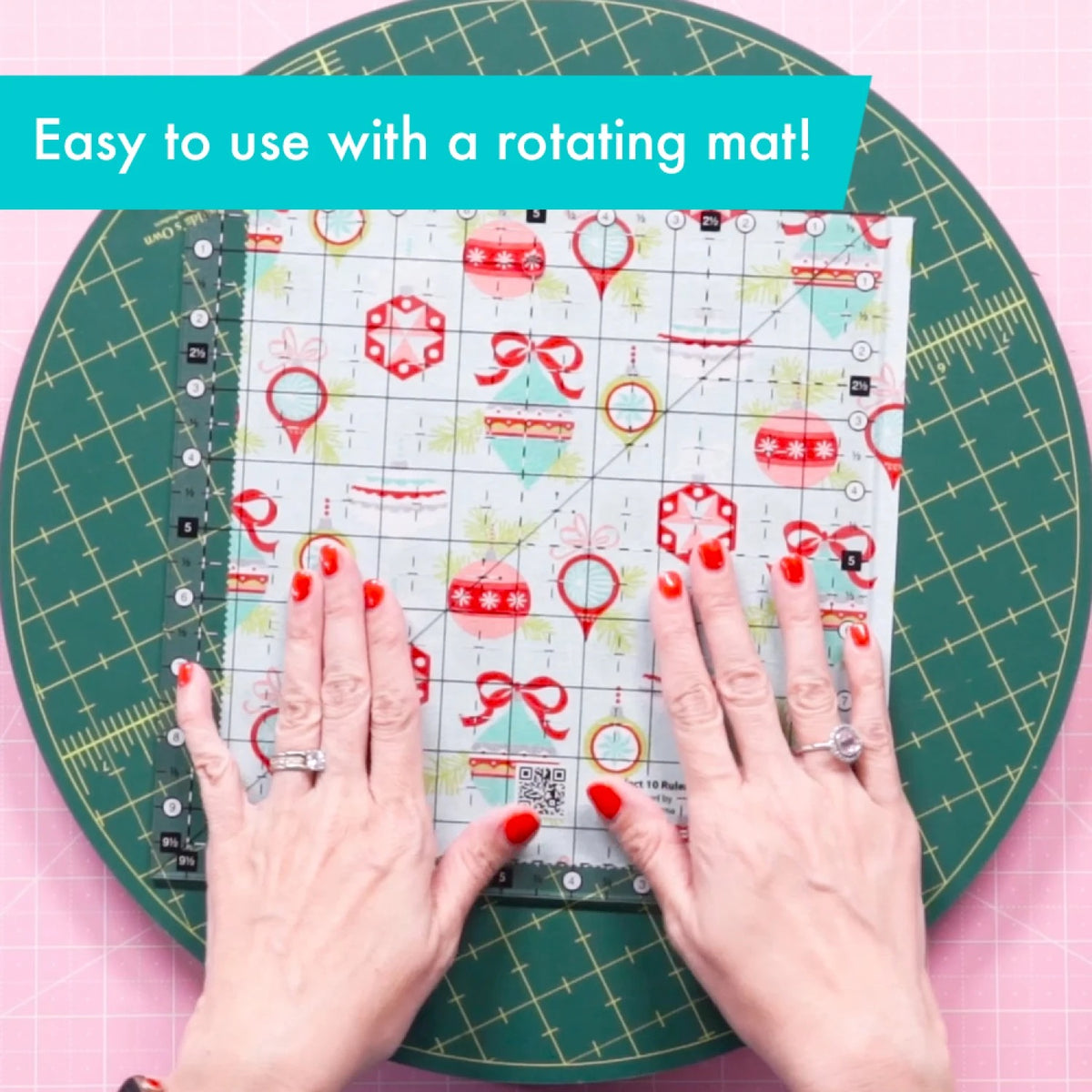 Creative Grids® Quilt Ruler Perfect 10 Square