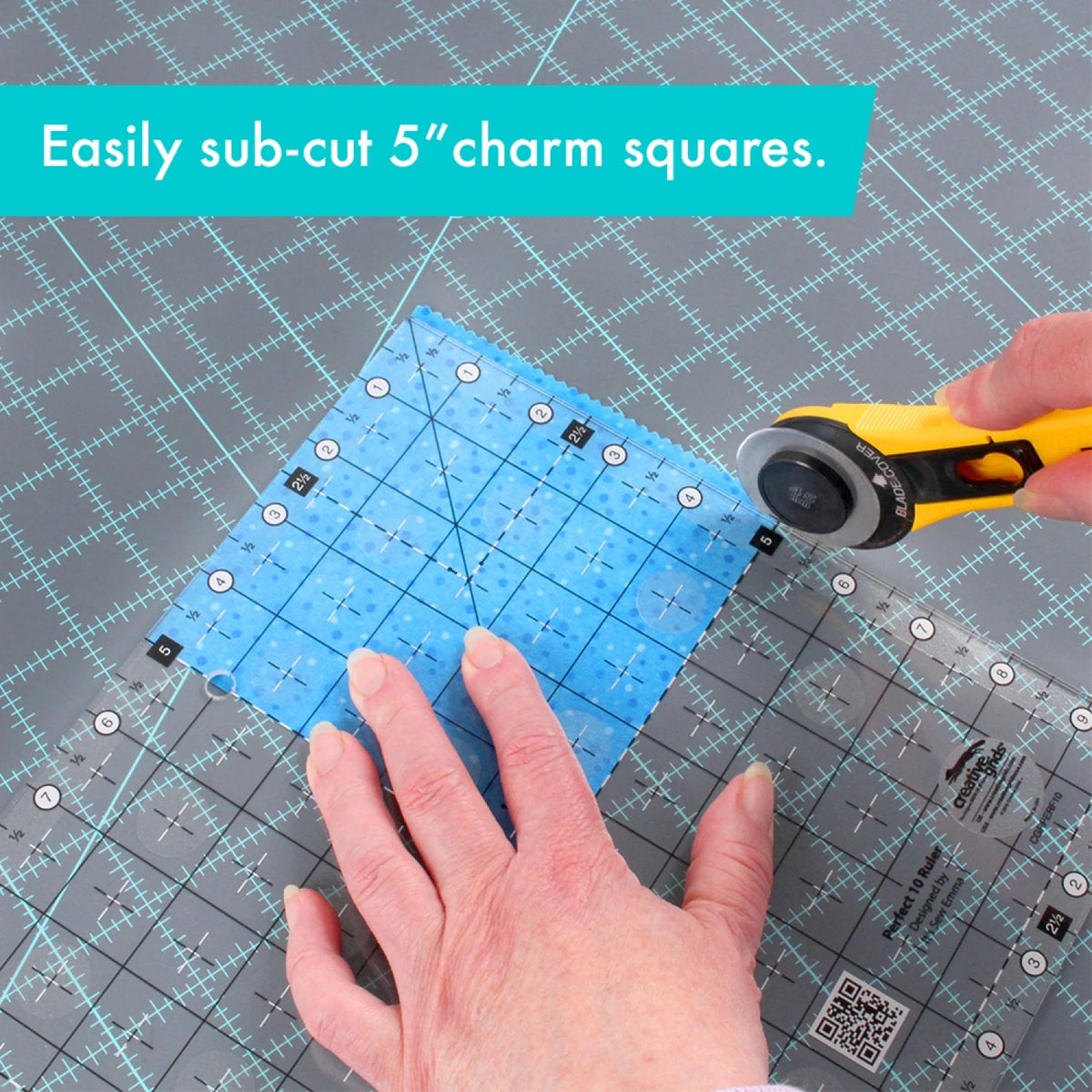 Creative Grids® Quilt Ruler Perfect 10 Square