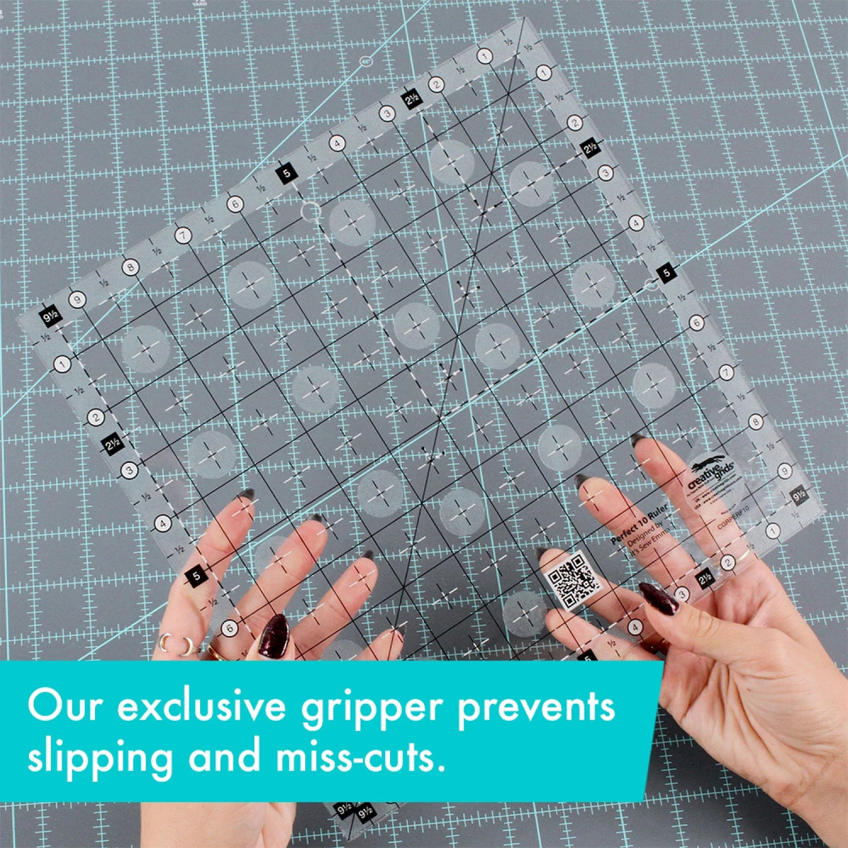 Creative Grids® Quilt Ruler Perfect 10 Square
