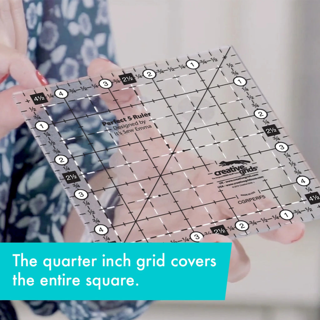 Creative Grids® Quilt Ruler Perfect 5 Square
