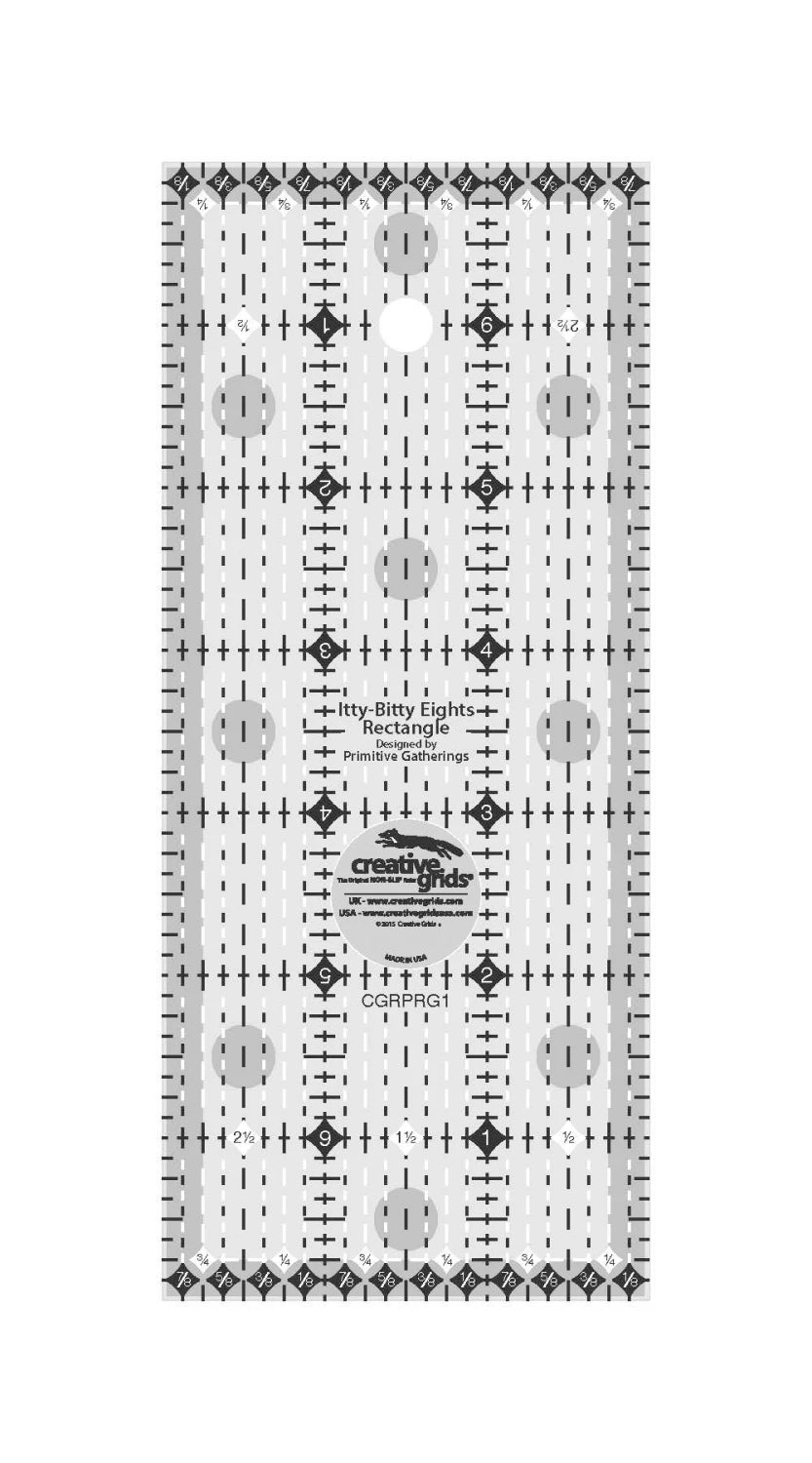 Creative Grids® Quilt Ruler Itty-Bitty Eights 3in x 7in  Rectangle